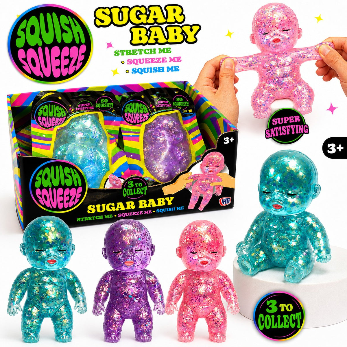 Viral squishy sugar maltose baby