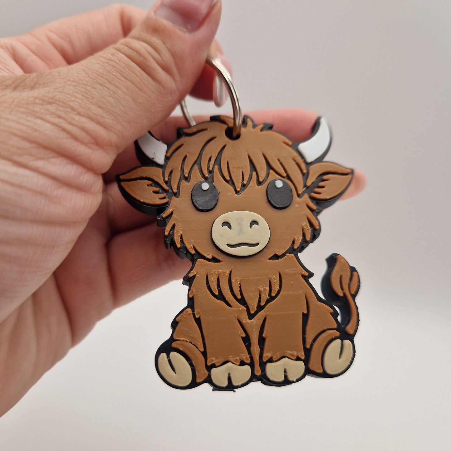 3D printed highland cow can opener
