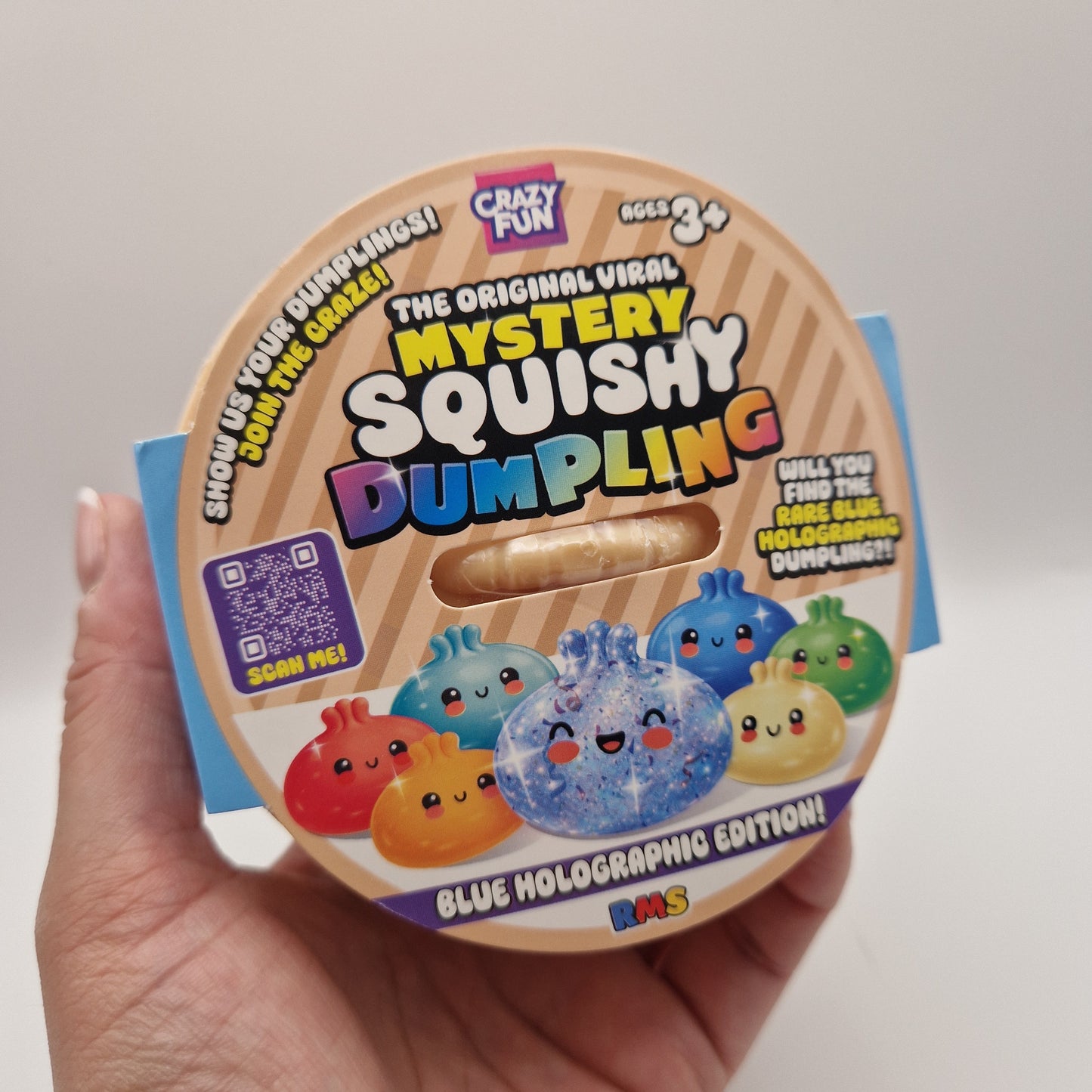 The viral RMS holographic dumpling blue edition
