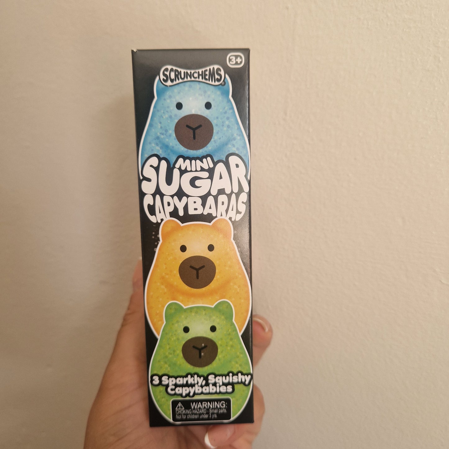 Scrunchems mini sugar capybaras 3pk