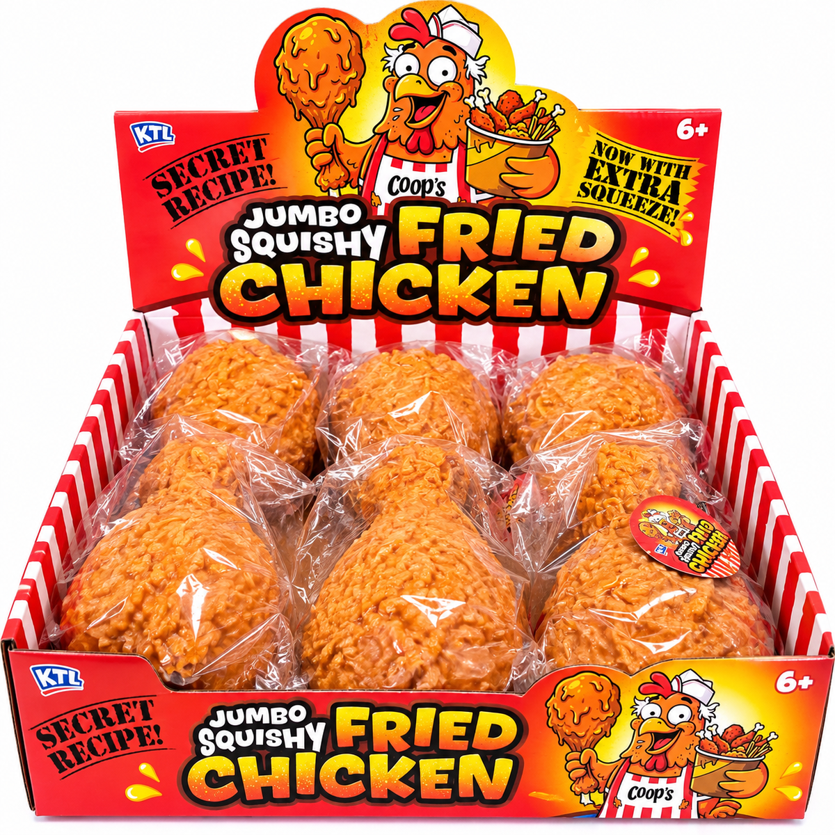 KTL jumbo squishy fried chicken drumstick.