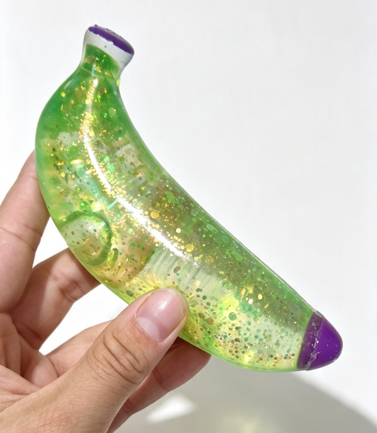 Glitter sugar squishy banana