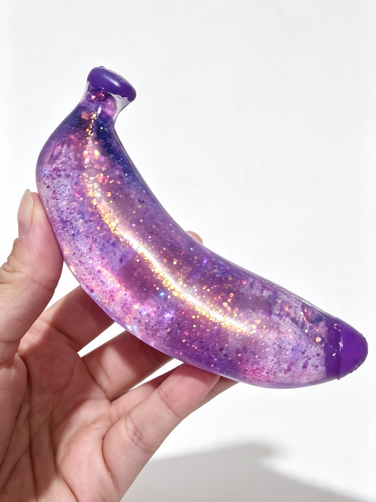 Glitter sugar squishy banana