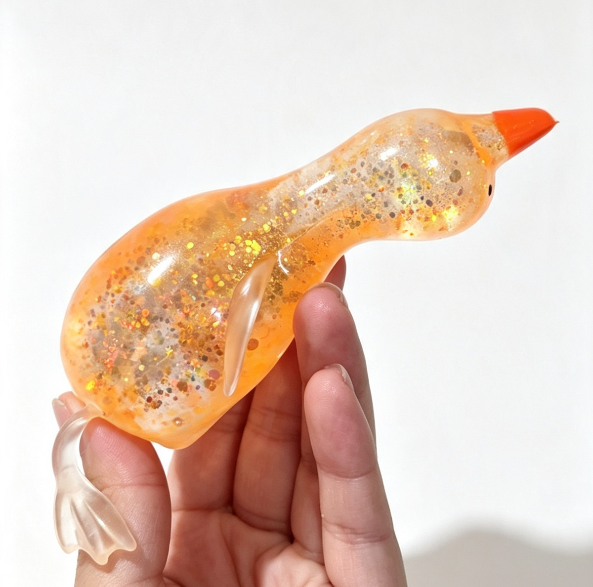 Glitter sugar duck squishy