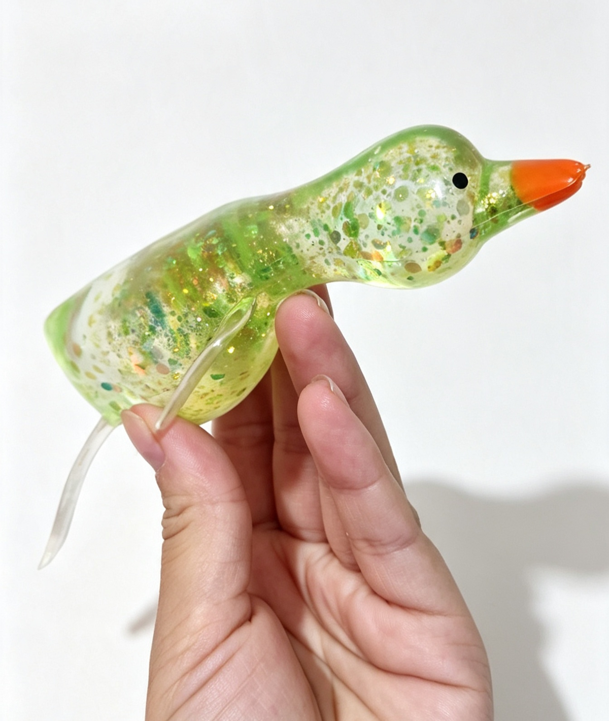 Glitter sugar duck squishy