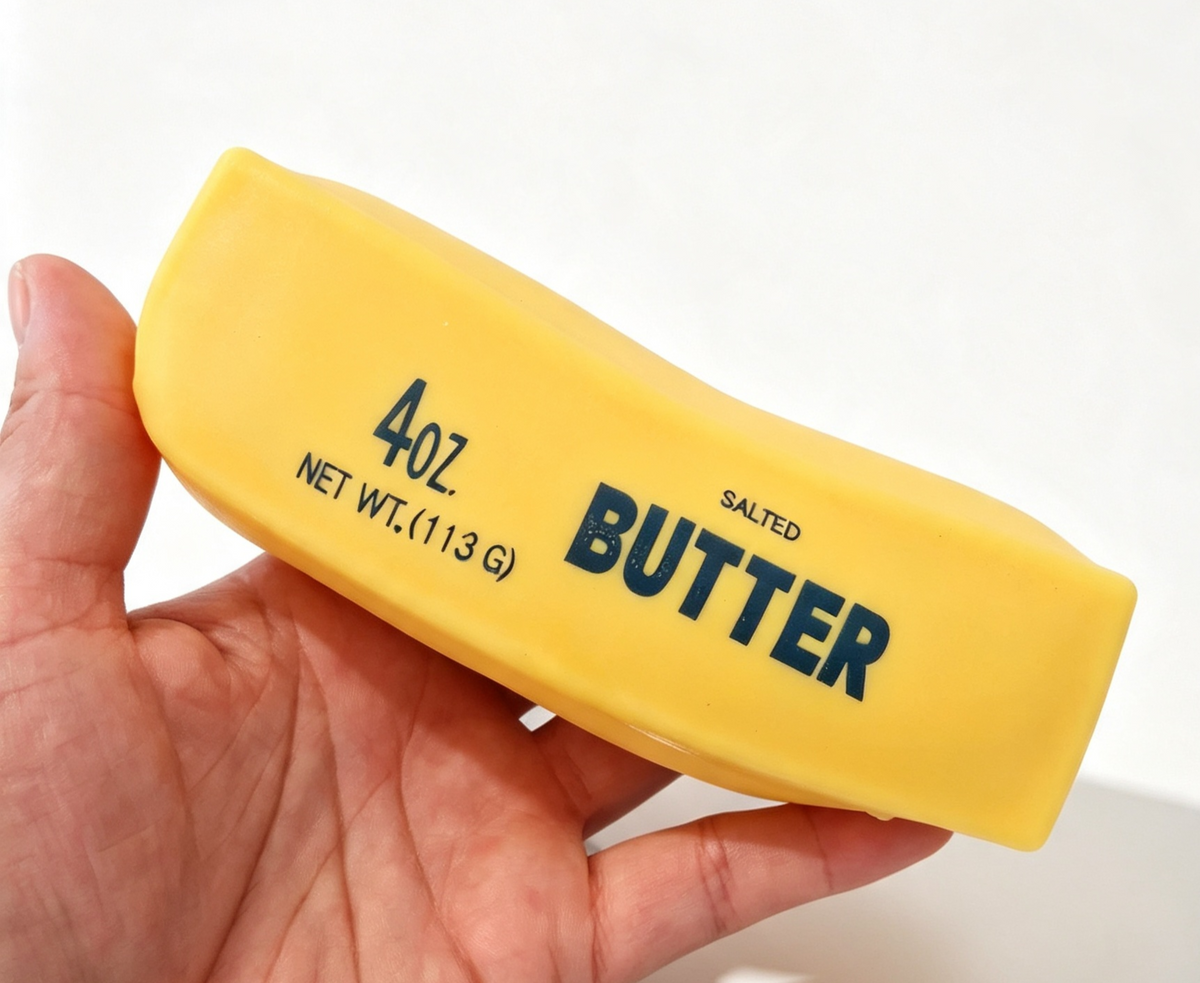 Crunchy butter.