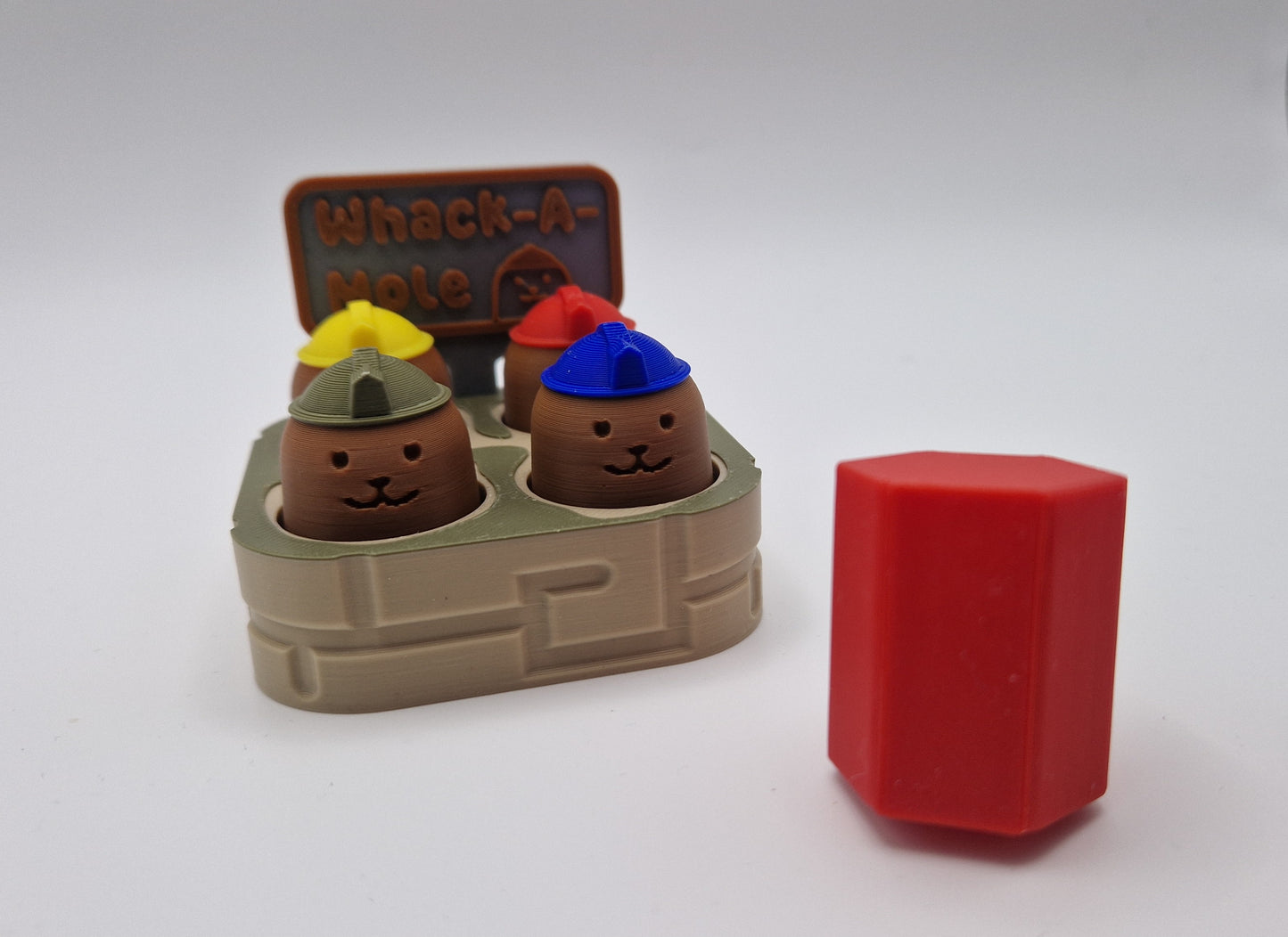 3d printed Whack-a-mole