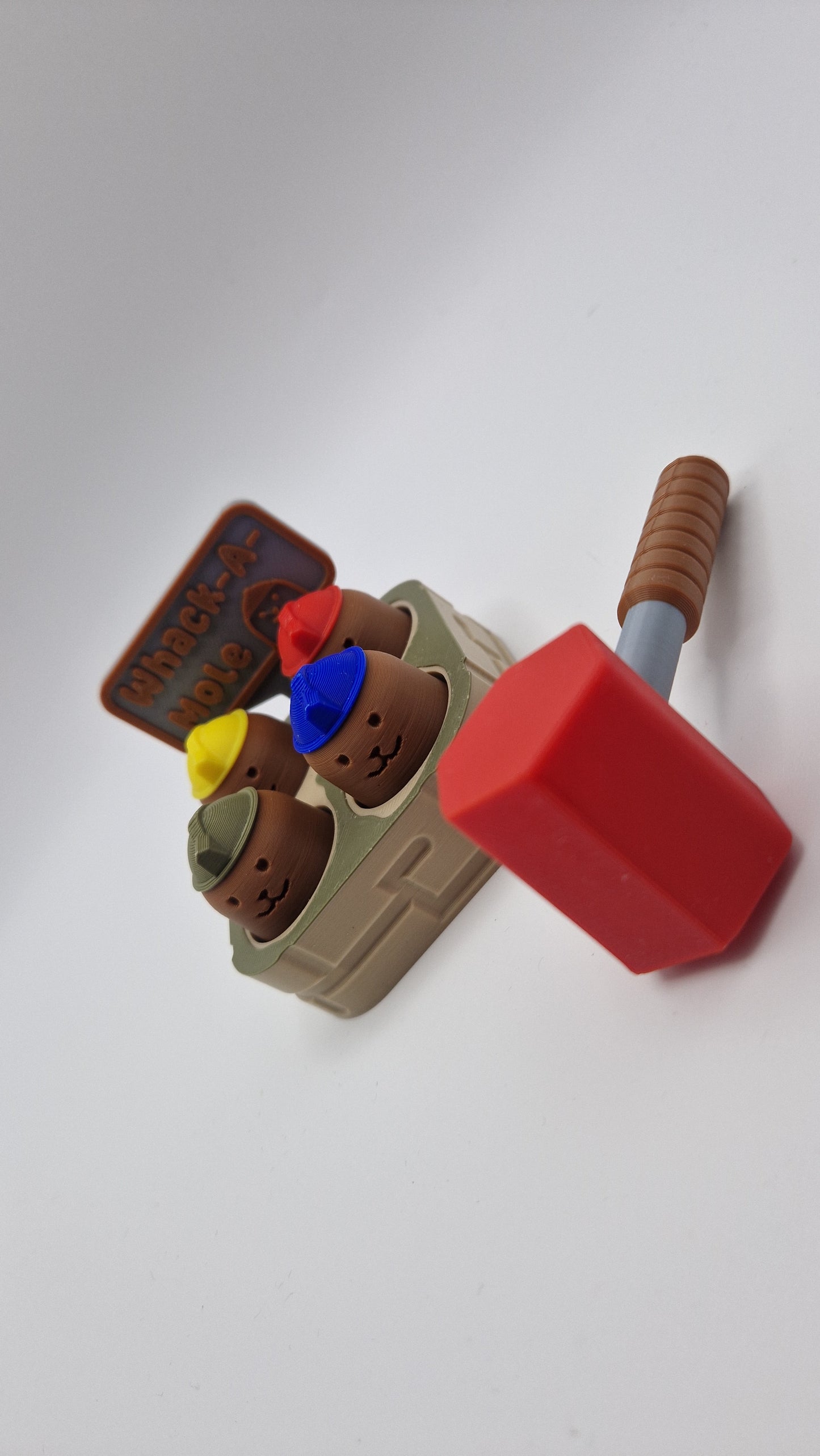3d printed Whack-a-mole