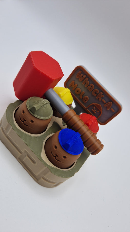 3d printed Whack-a-mole