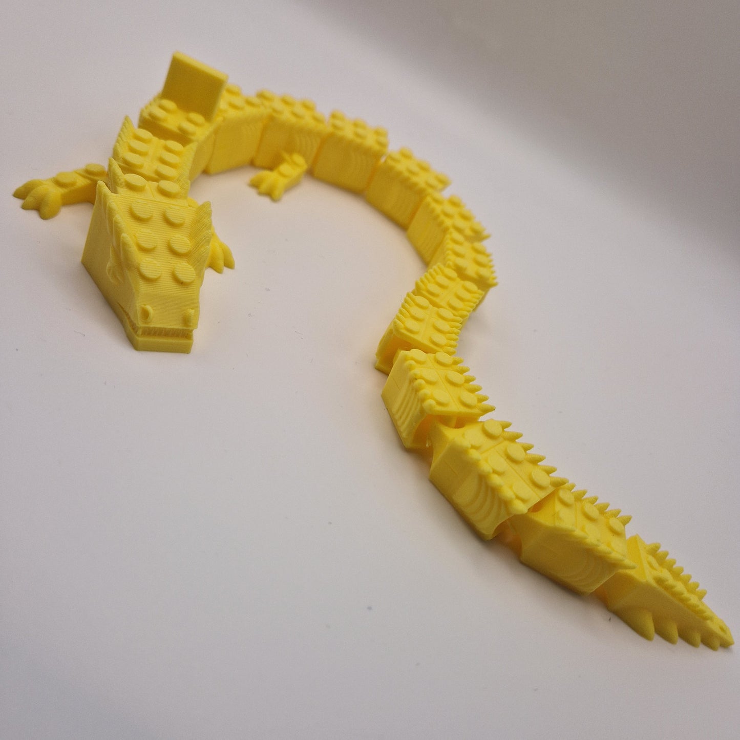 3D printed lego dragon