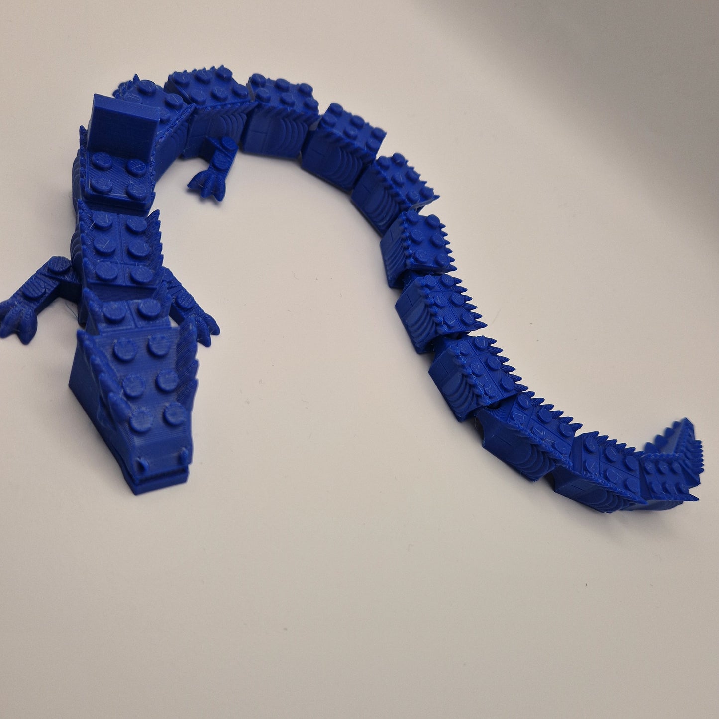 3D printed lego dragon