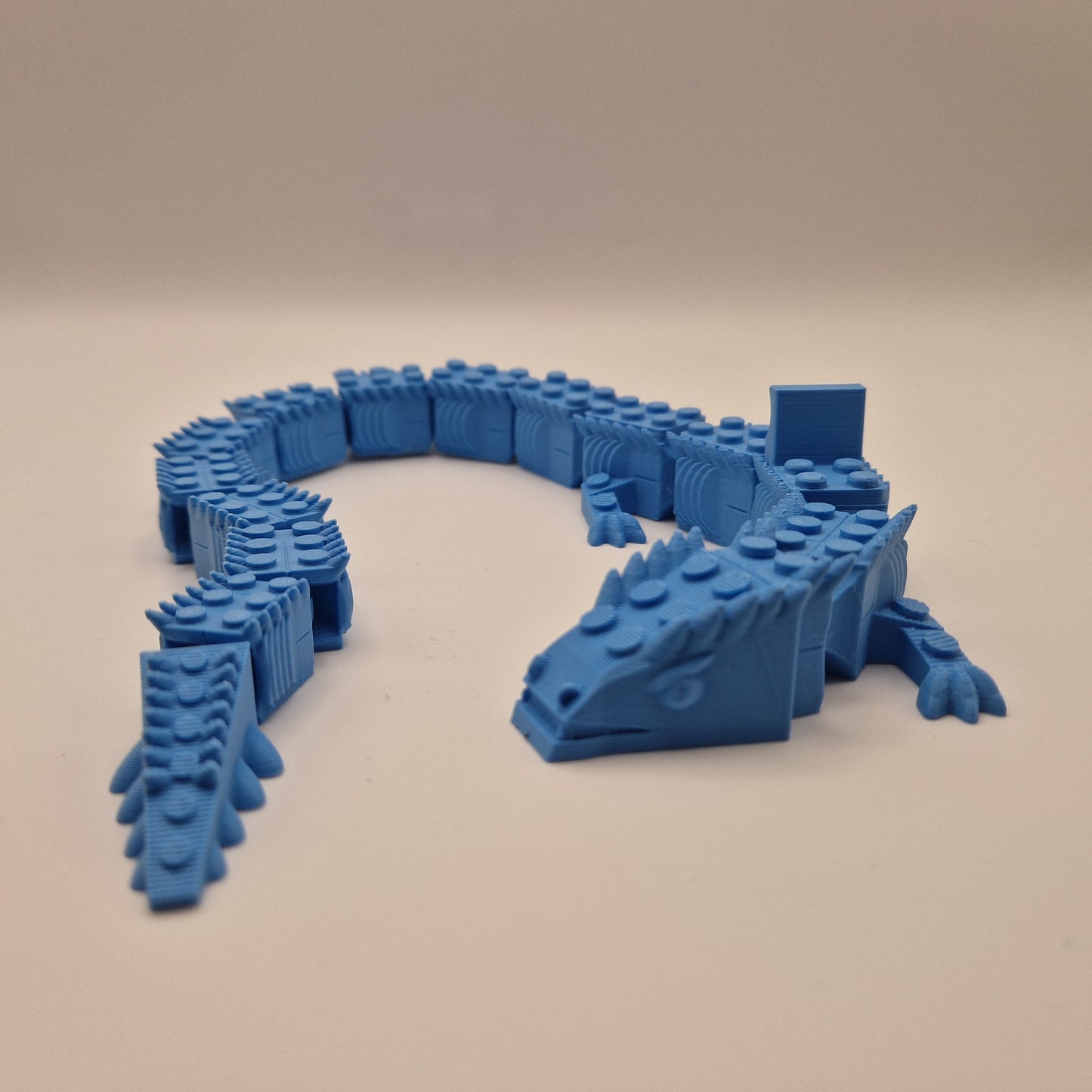 3D printed lego dragon