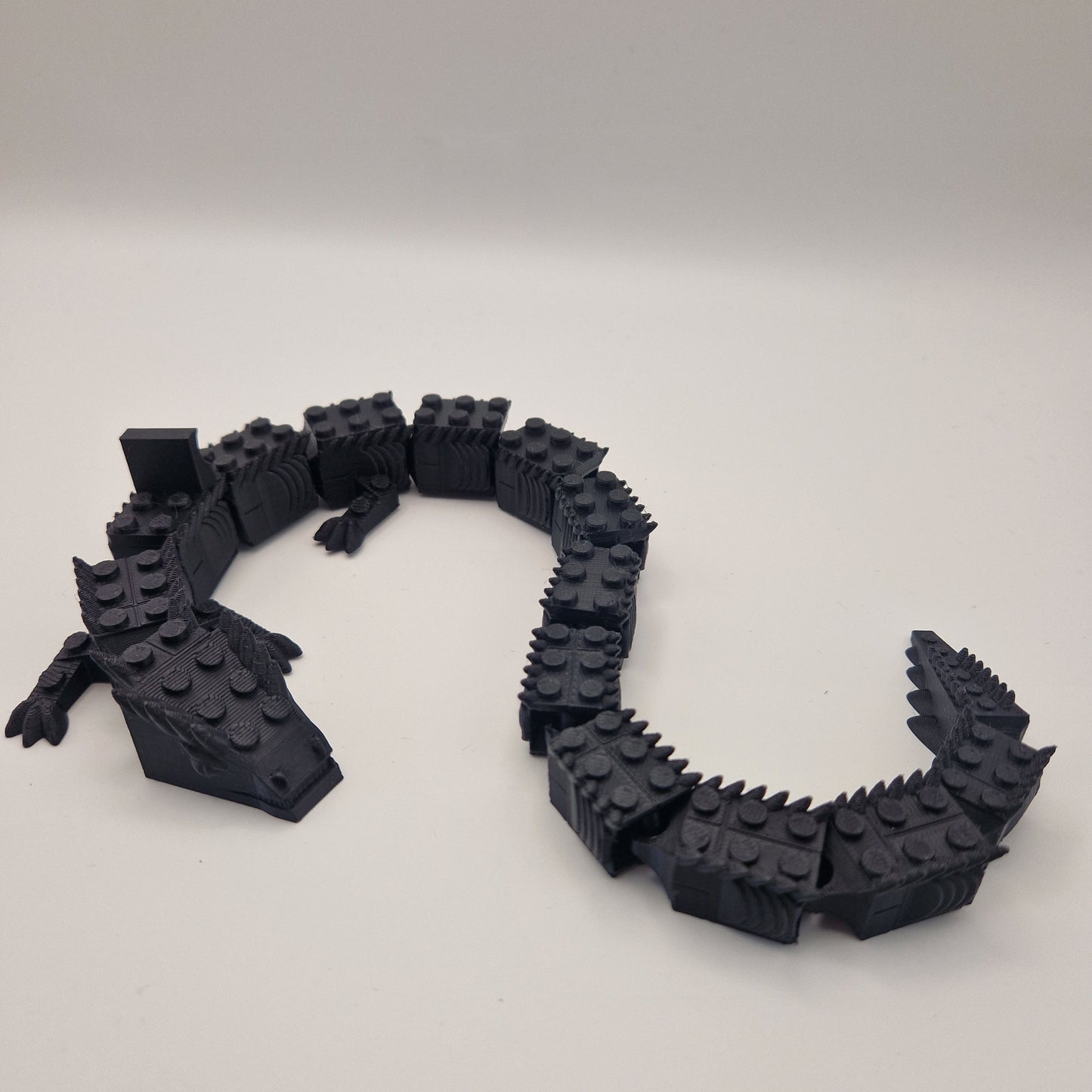 3D printed lego dragon