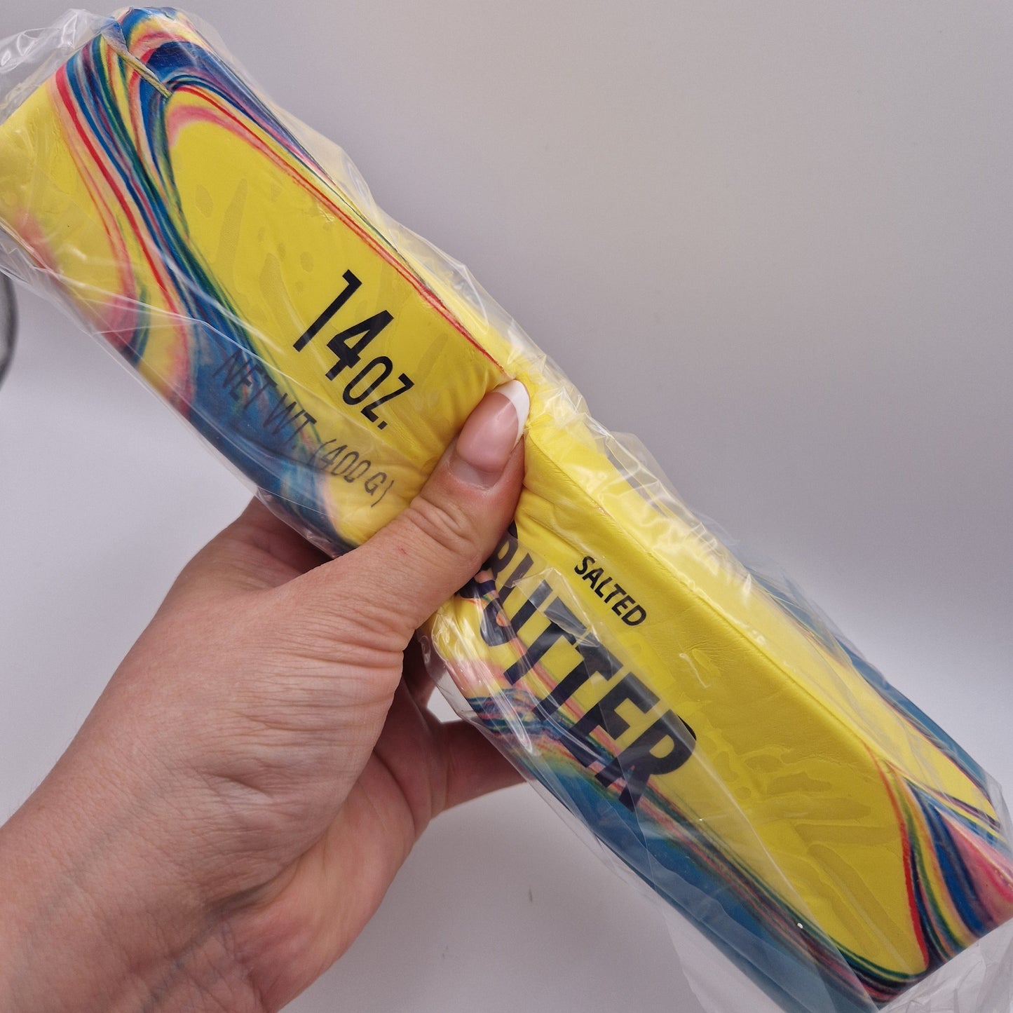 Large half rainbow butter squishy