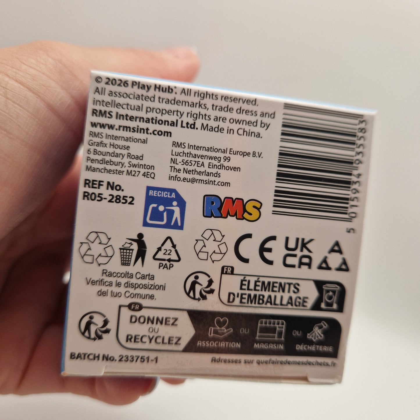 RMS squishy marble cube