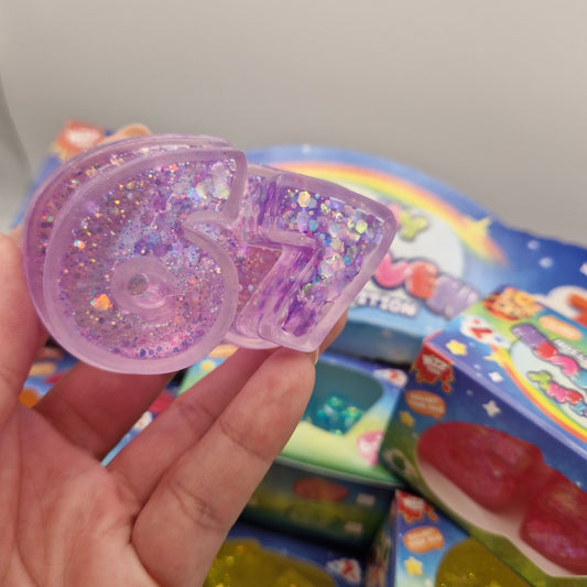 Six seven glitter squishy