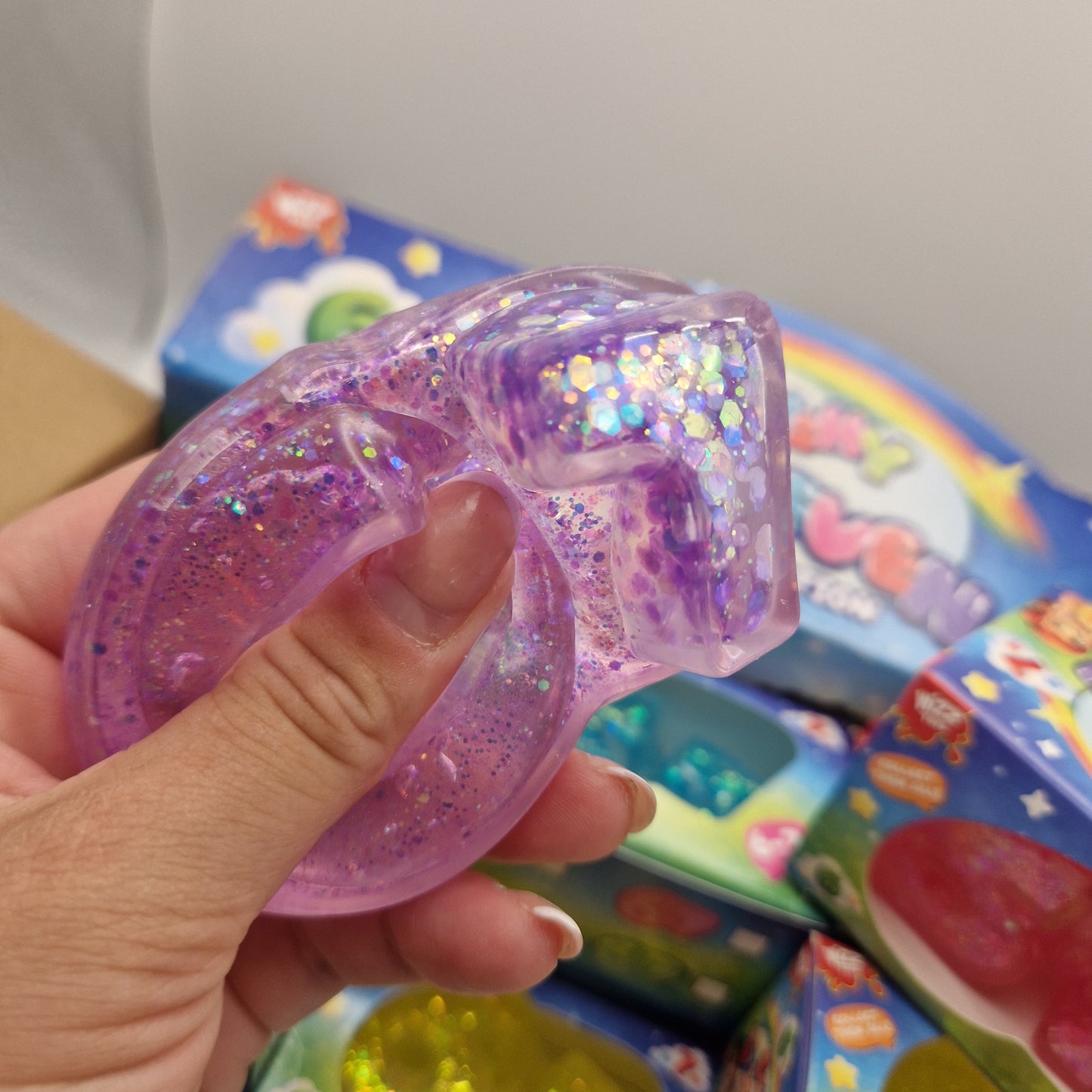 Six seven glitter squishy