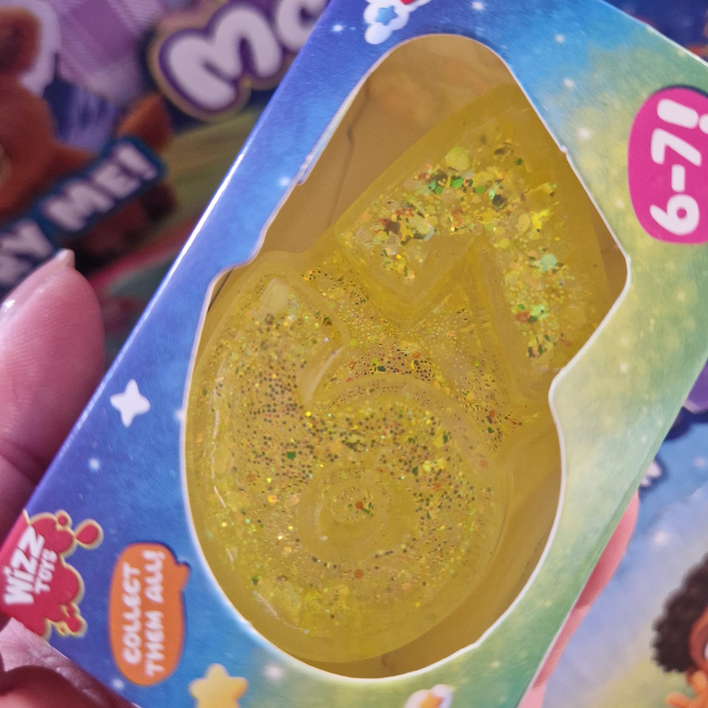 Six seven glitter squishy