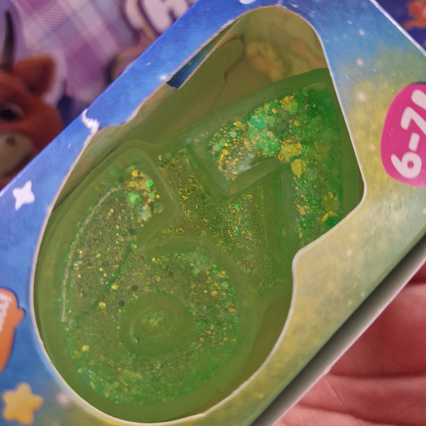 Six seven glitter squishy