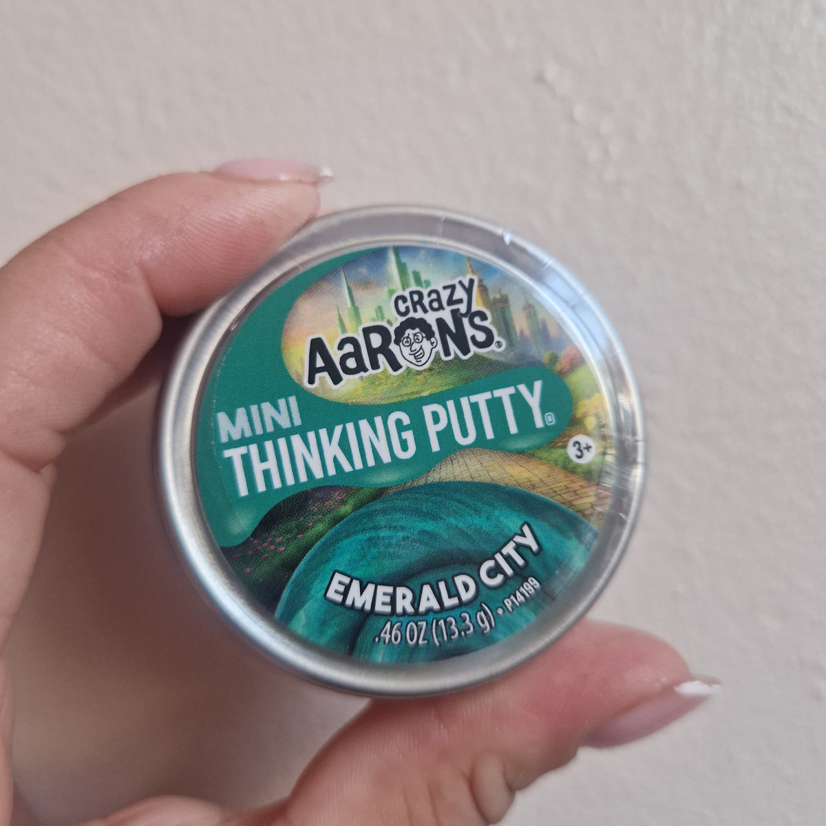 Crazy Aarons thinking putty mini tin - Emerald city