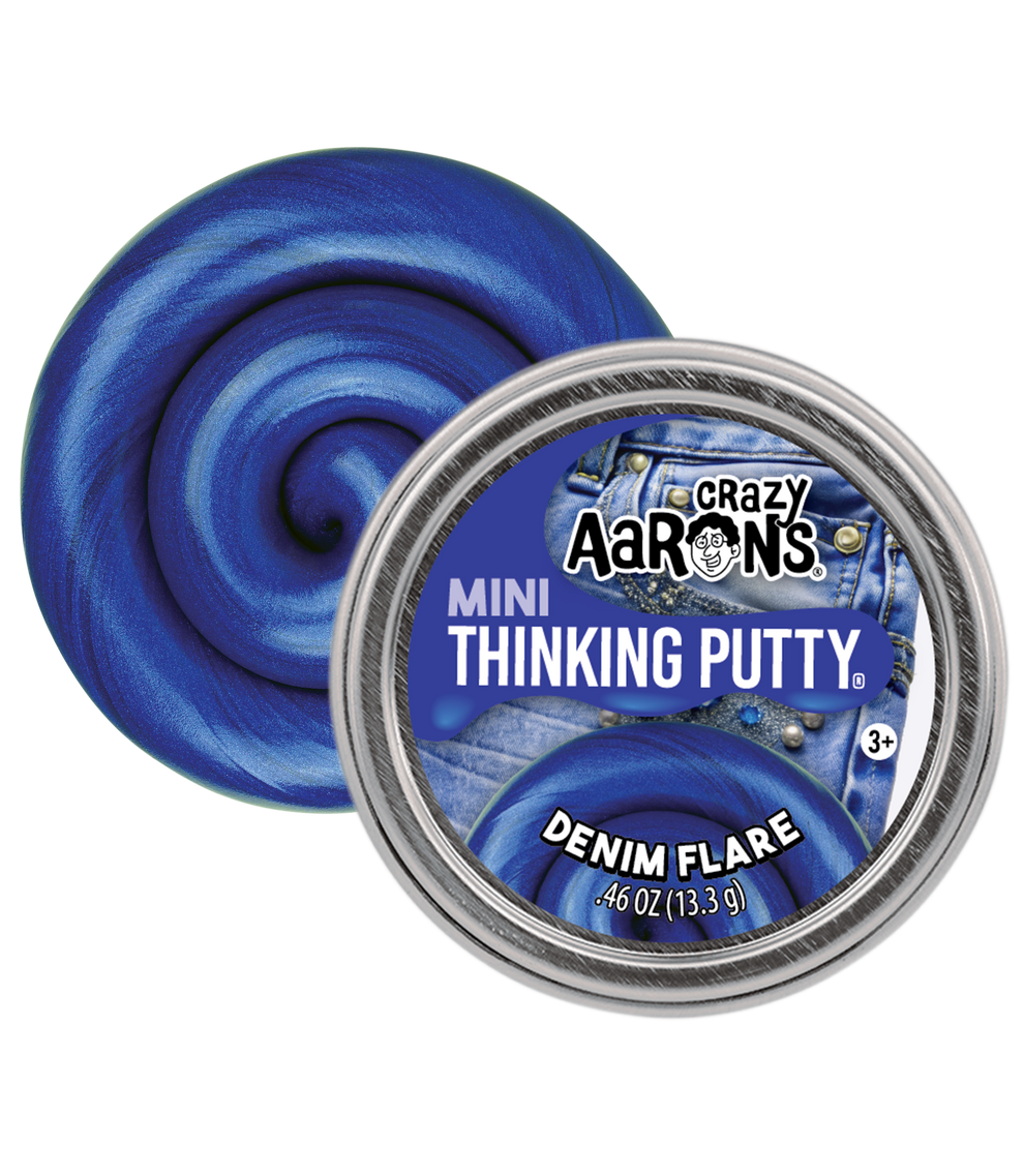 Crazy Aarons thinking putty mini tin - Denim flare
