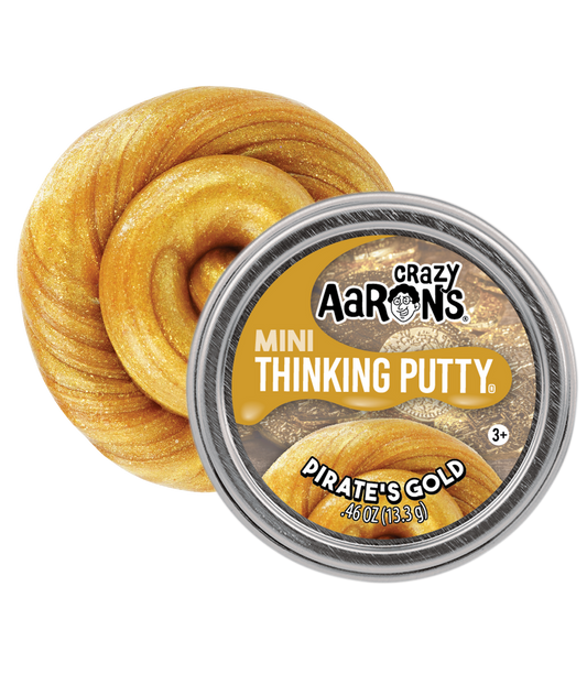 Crazy Aarons thinking putty mini tin - pirates gold