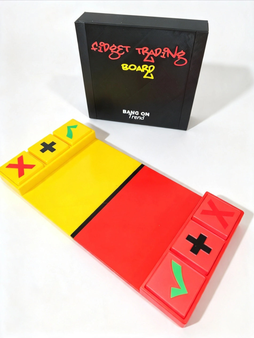 INTRODUCTORY OFFER: 3D printed interactive fidget trading board with storage case.