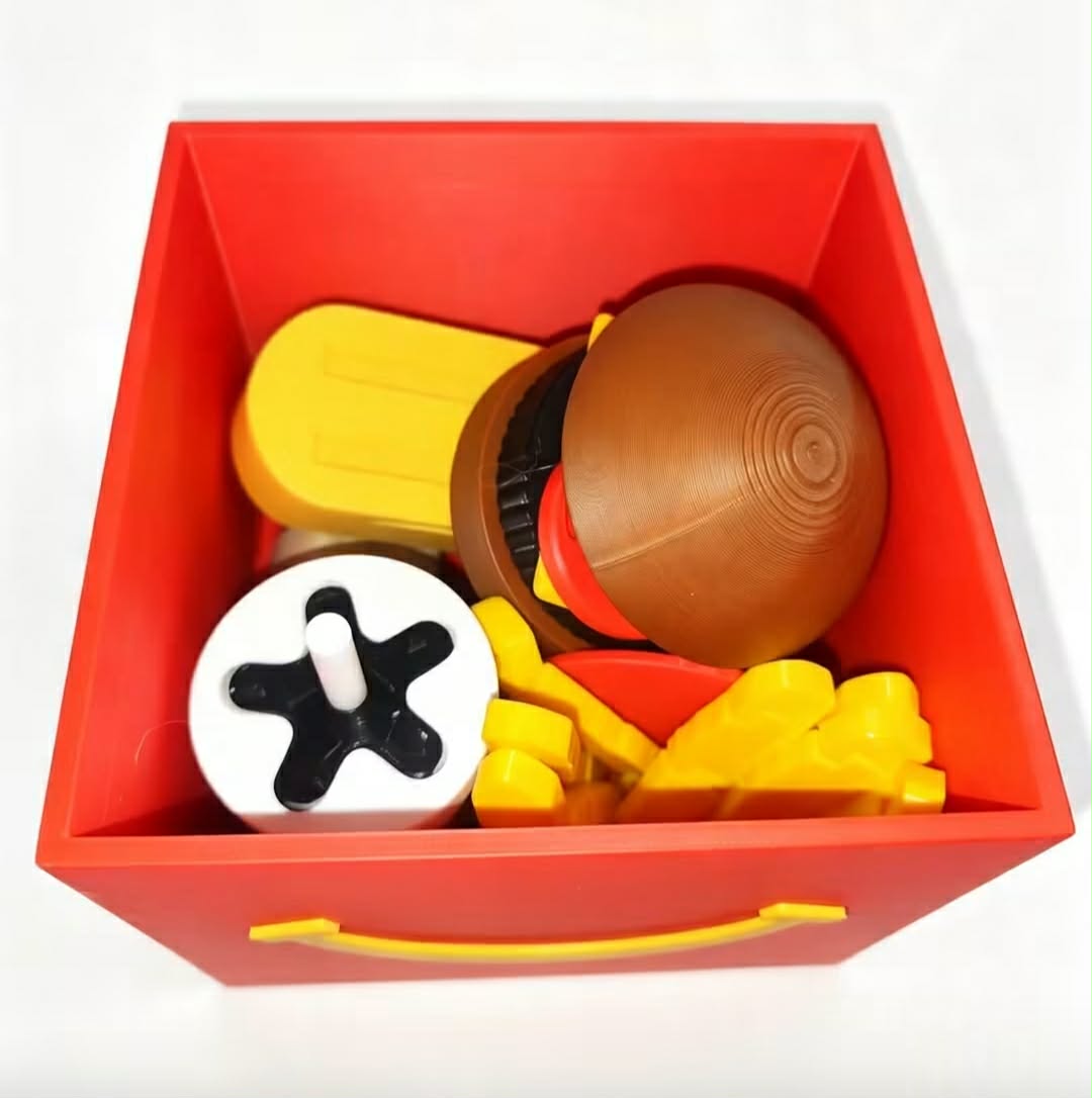 3D printed children's happy meal