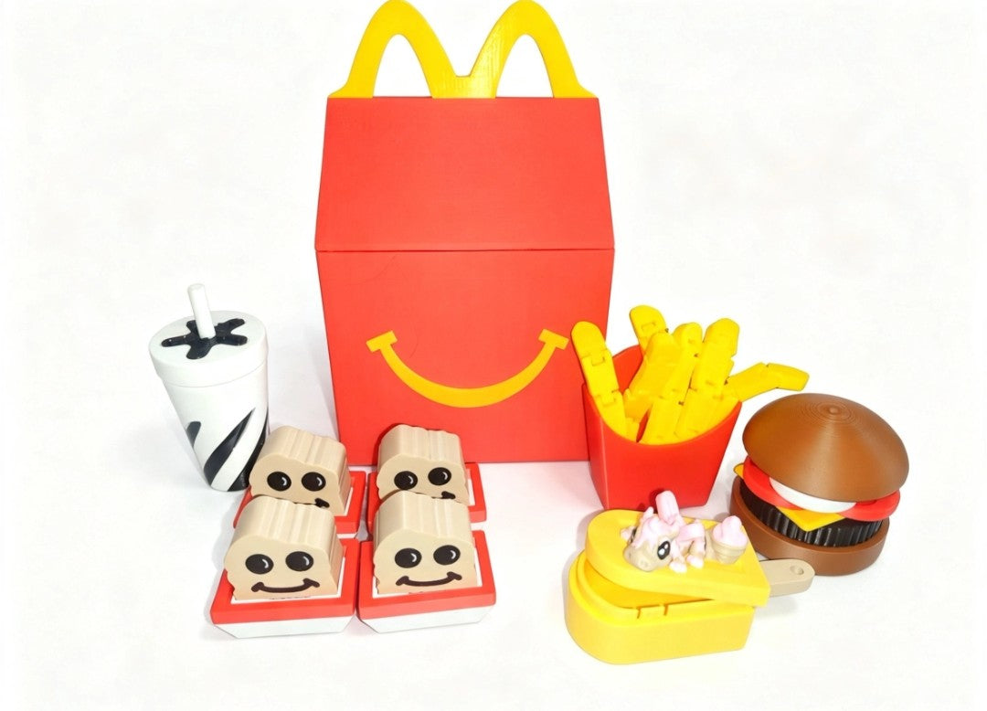 3D printed children's happy meal