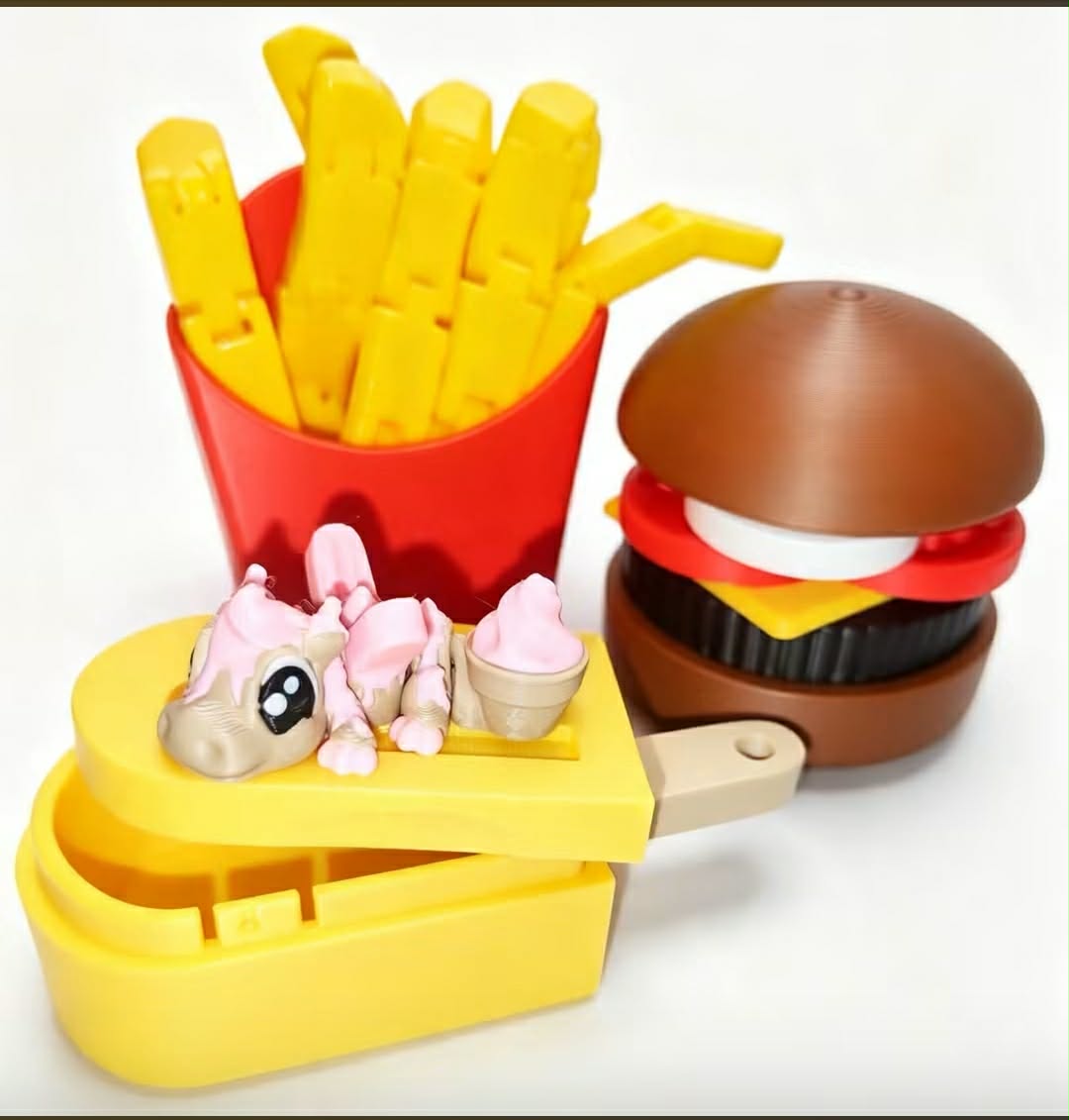 3D printed children's happy meal