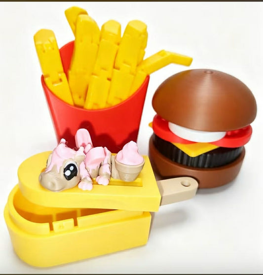 3D printed children's happy meal