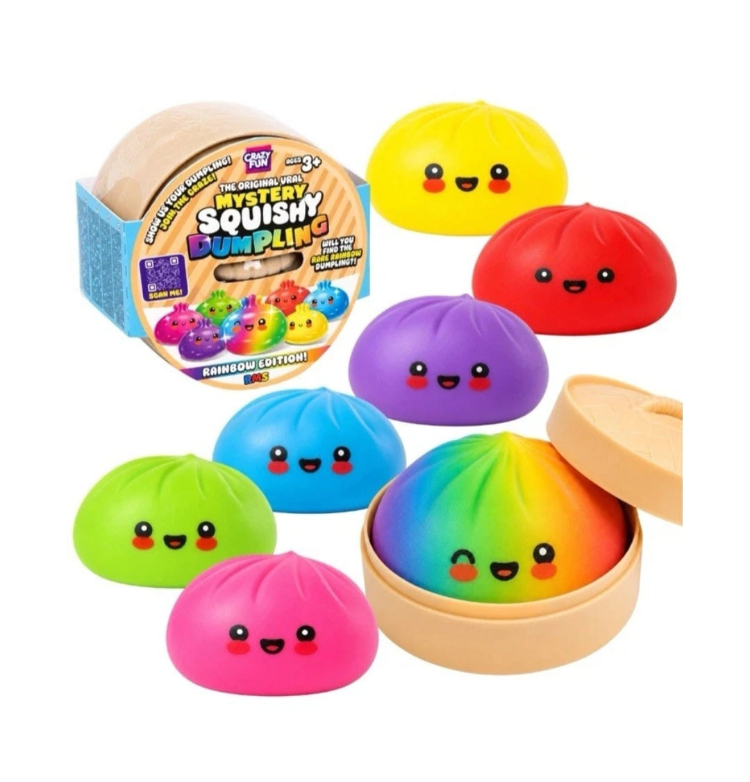 RMS the orginal viral mystery squishy dumpling - Rainbow edition