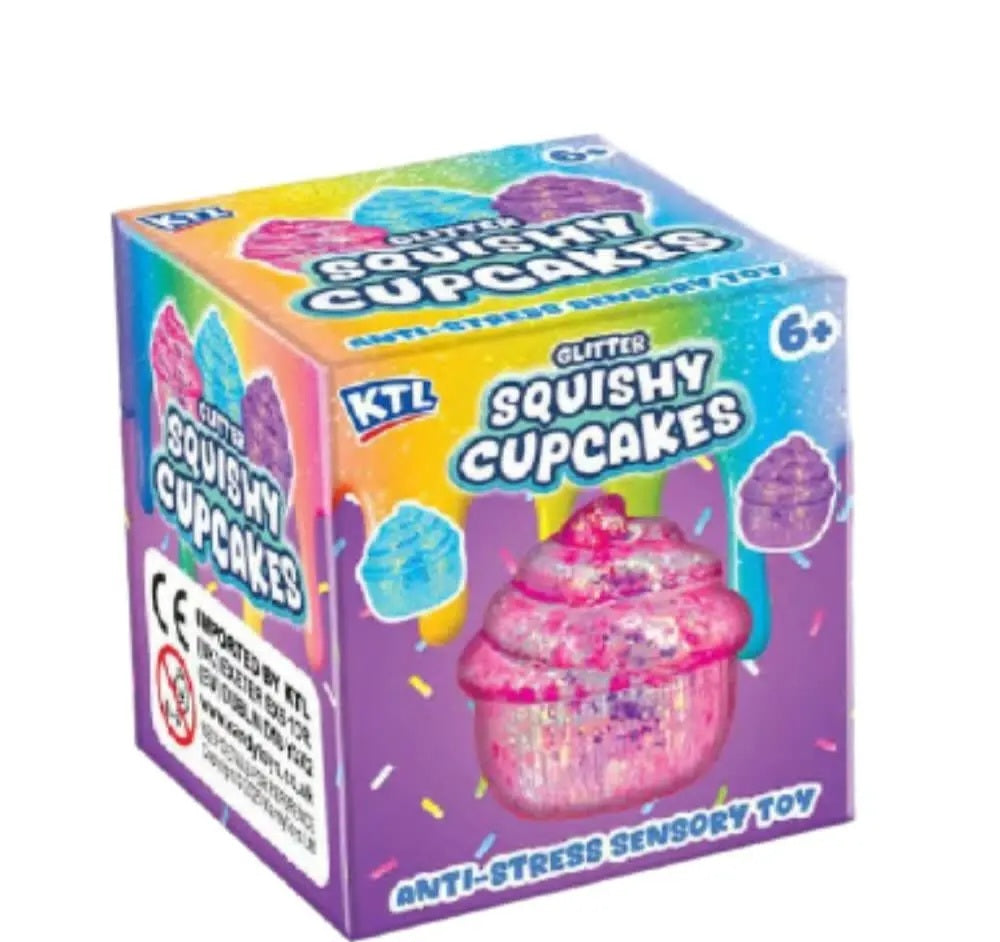 KTL glitter squishy cupcakes