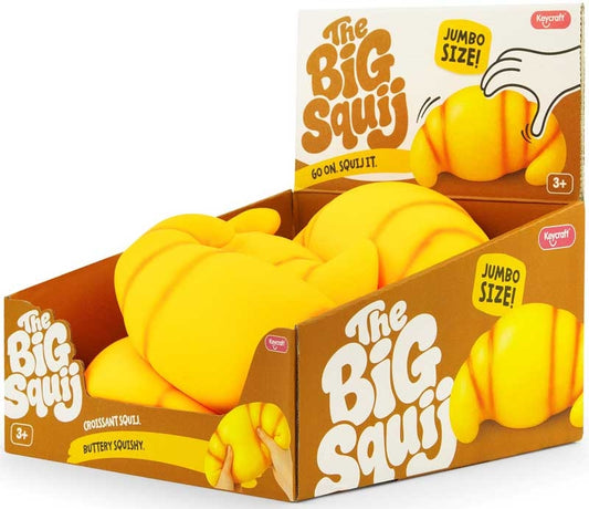 The Big Squij croissant slow - rise squishy toy
