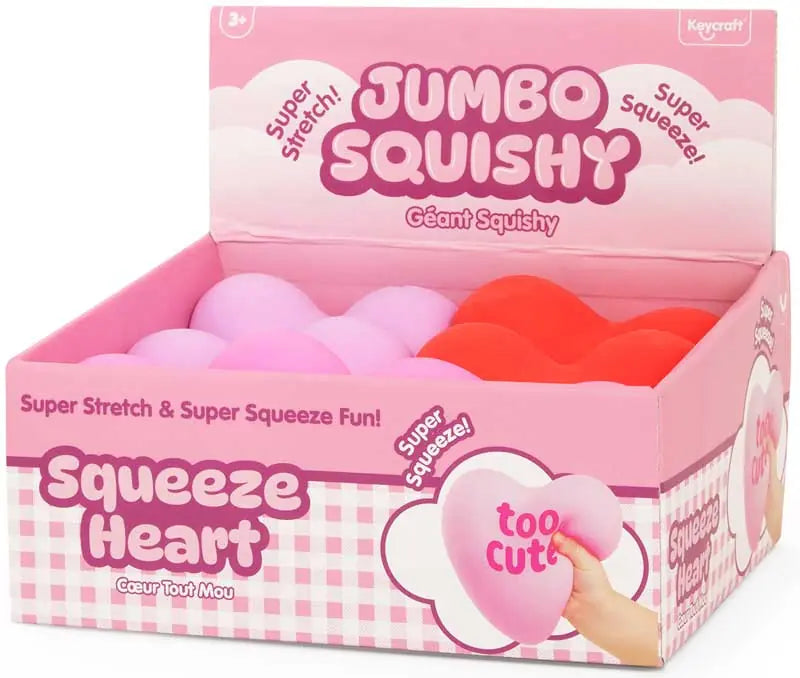 Jumbo squishy hearts
