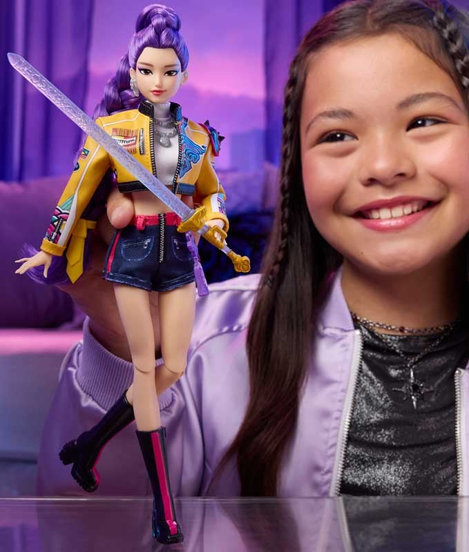 K-pop demon hunters fashion doll: Rumi
