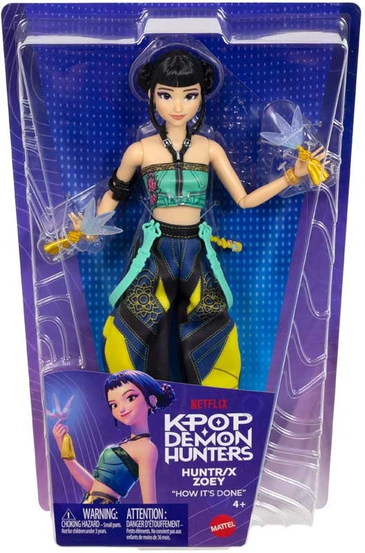 K-pop demon hunters fashion doll: zoey