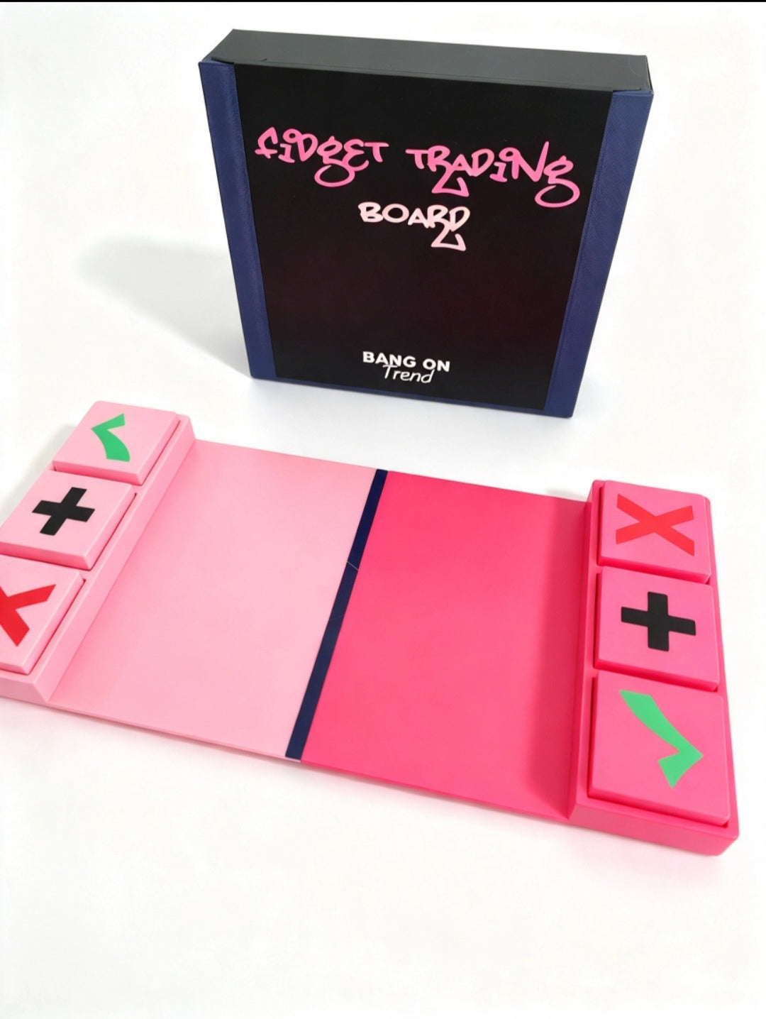 INTRODUCTORY OFFER: 3D printed interactive fidget trading board with storage case.