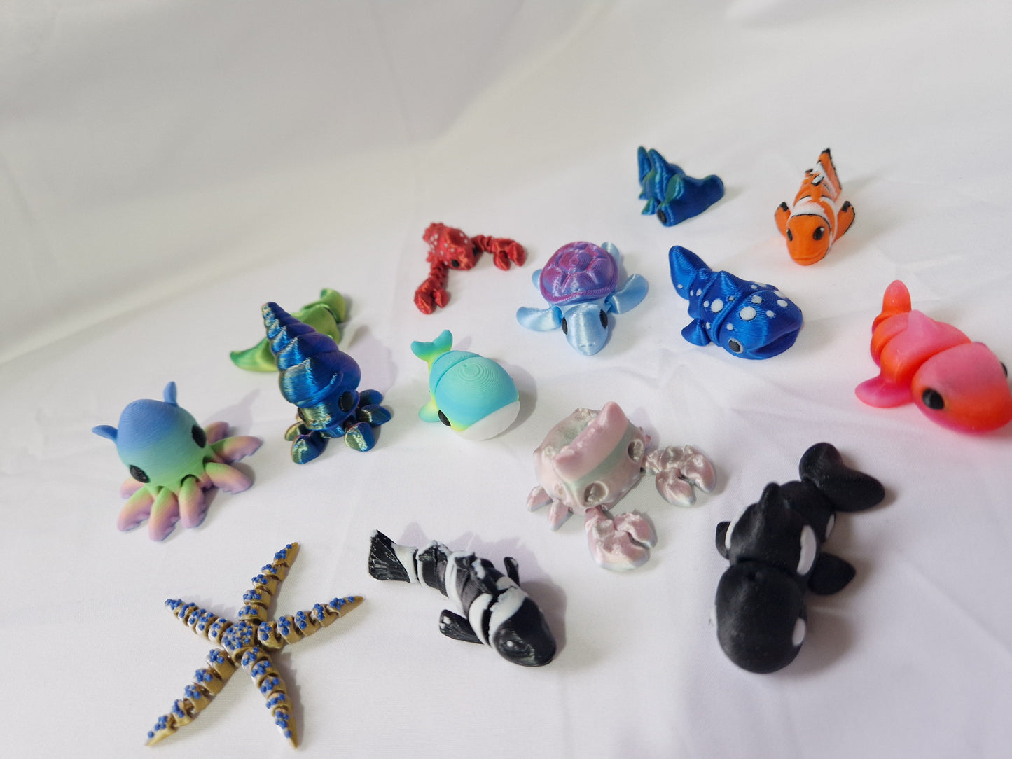 Jigglets - 3d printed wiggle collectibles