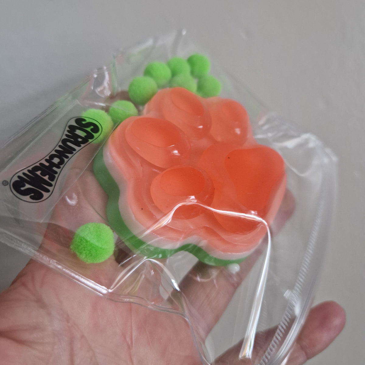 Scrunchems sticky squishy paw prints