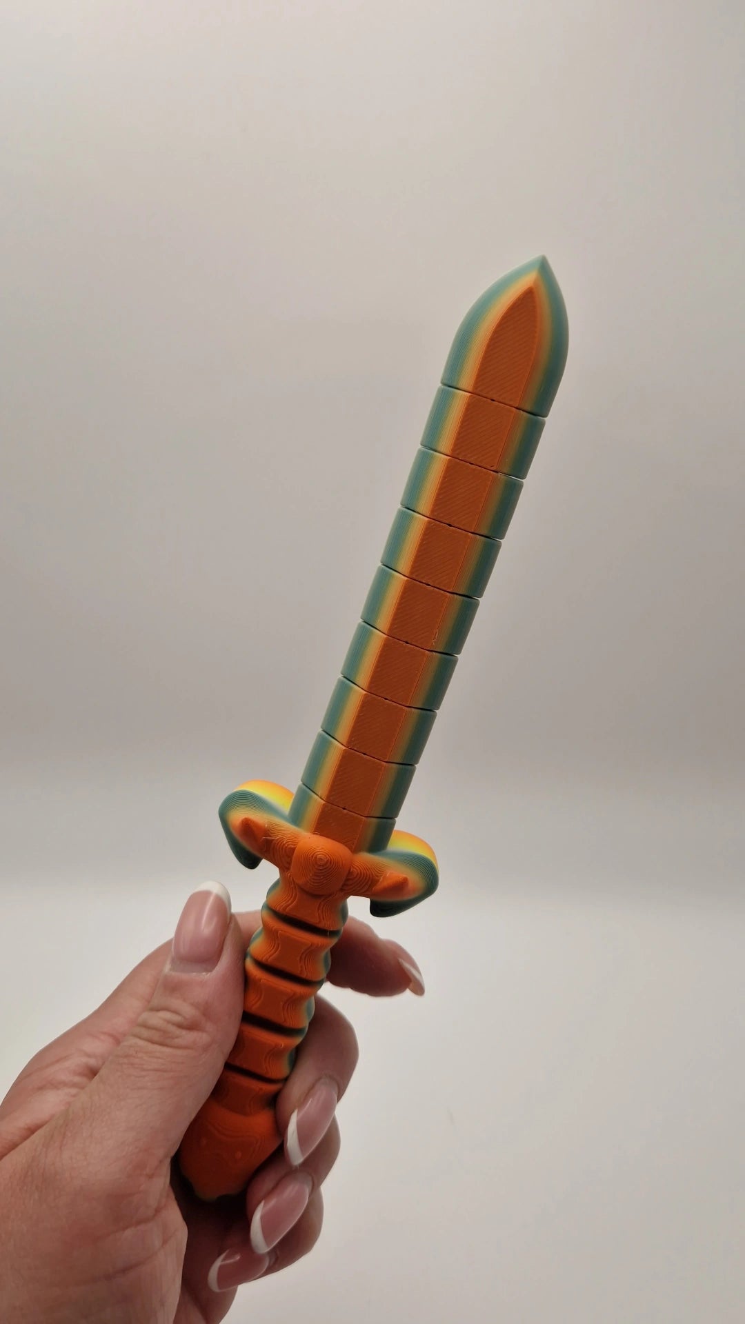 3D printed flexi sword