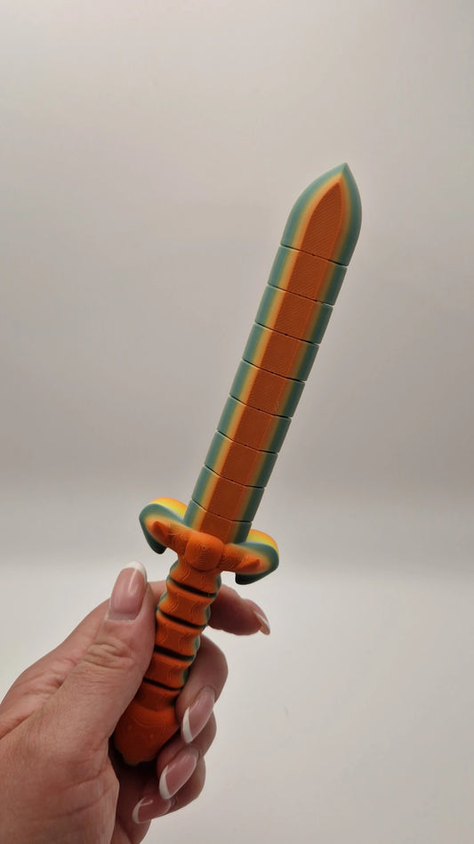 3D printed flexi sword