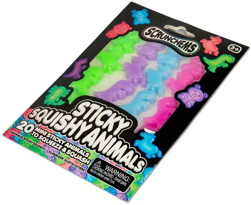 Scrunchems sticky squishy animals