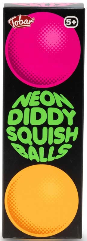 Scrunchems mini neon diddy squish balls 3pk