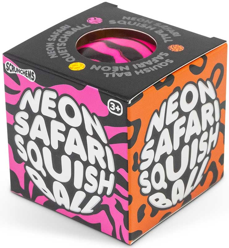 Scrunchems neon safari squish ball