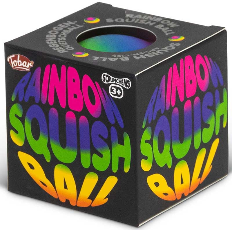 Scrunchems rainbow squish ball
