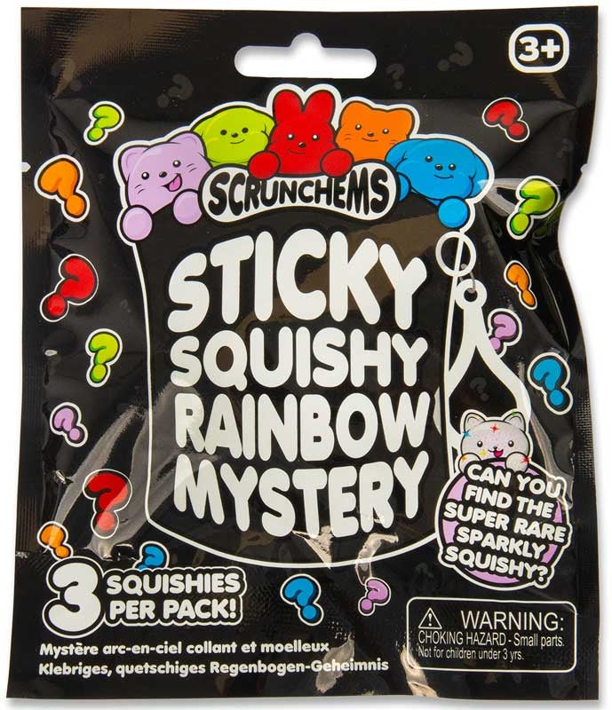 Scrunchems sticky squishy Rainbow mystery