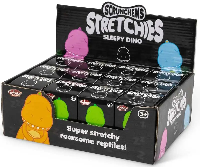 Scrunchems stretchies sleepy dino
