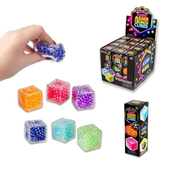 Scrunchems mini asmr crunch cubes